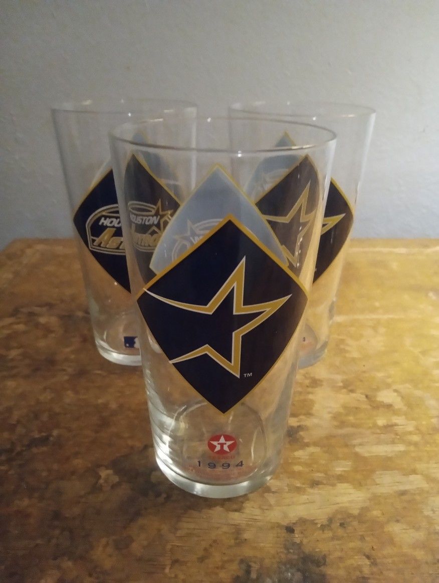 Vintage Astros Glasses