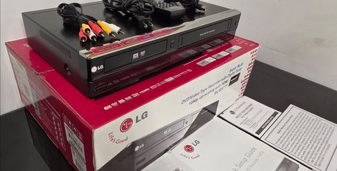 LG DVD/VCR Combo Recorder Open Box Tested & Working  Original Box & Accessories