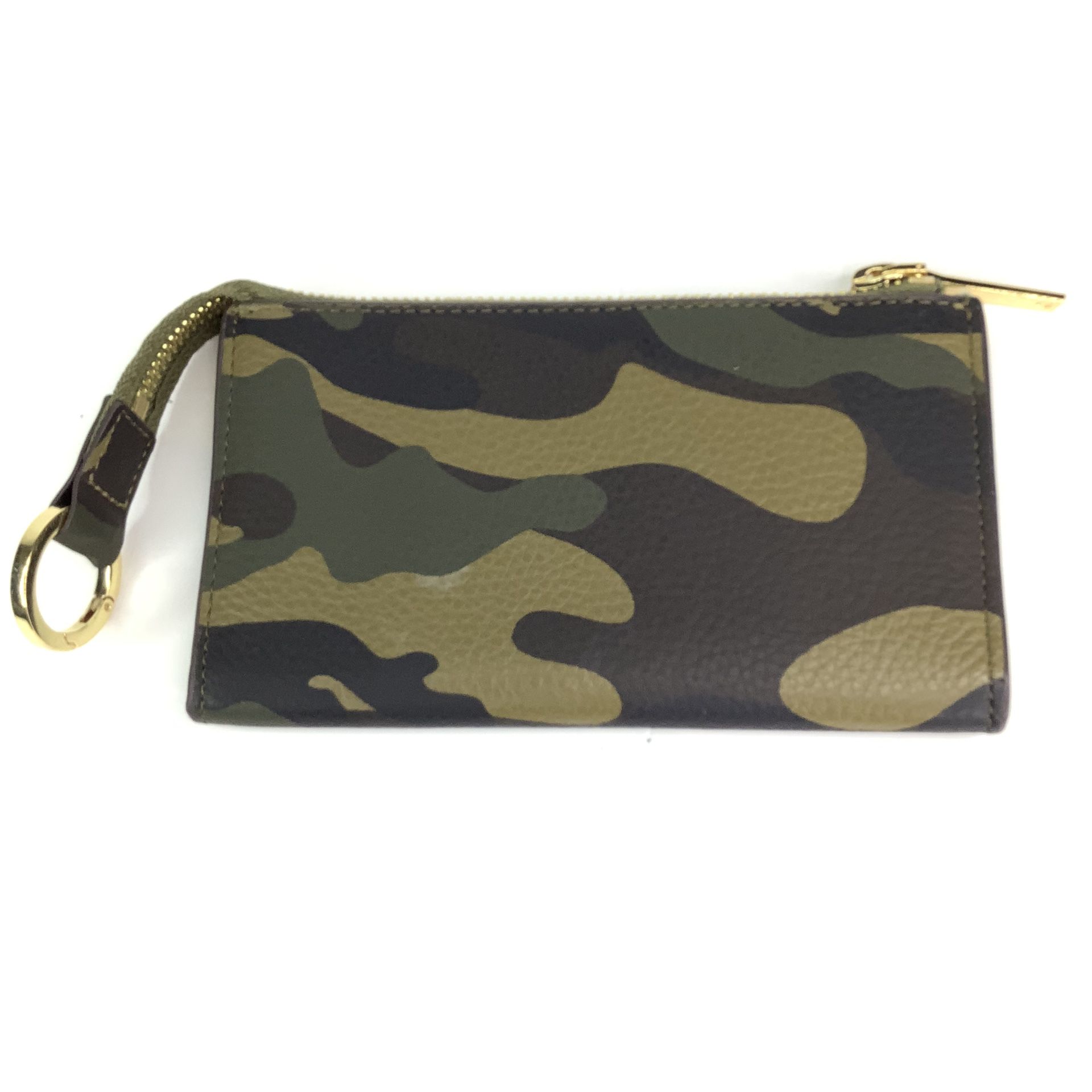 GILL Camouflage Leather Wristlet Wallet 