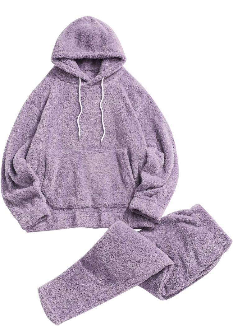Fuzzy Fleece Loungewear Set