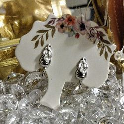 925 Sterling Silver Stud Mouse Earrings