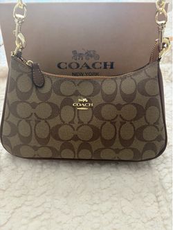 Light brown Teri coach bag
