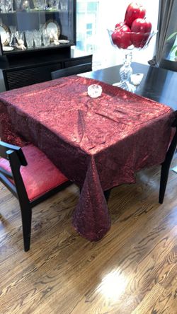 Metallic Decorative Tablecloth 