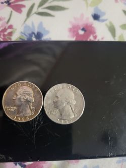 1964 silver and 1965 great price quarter