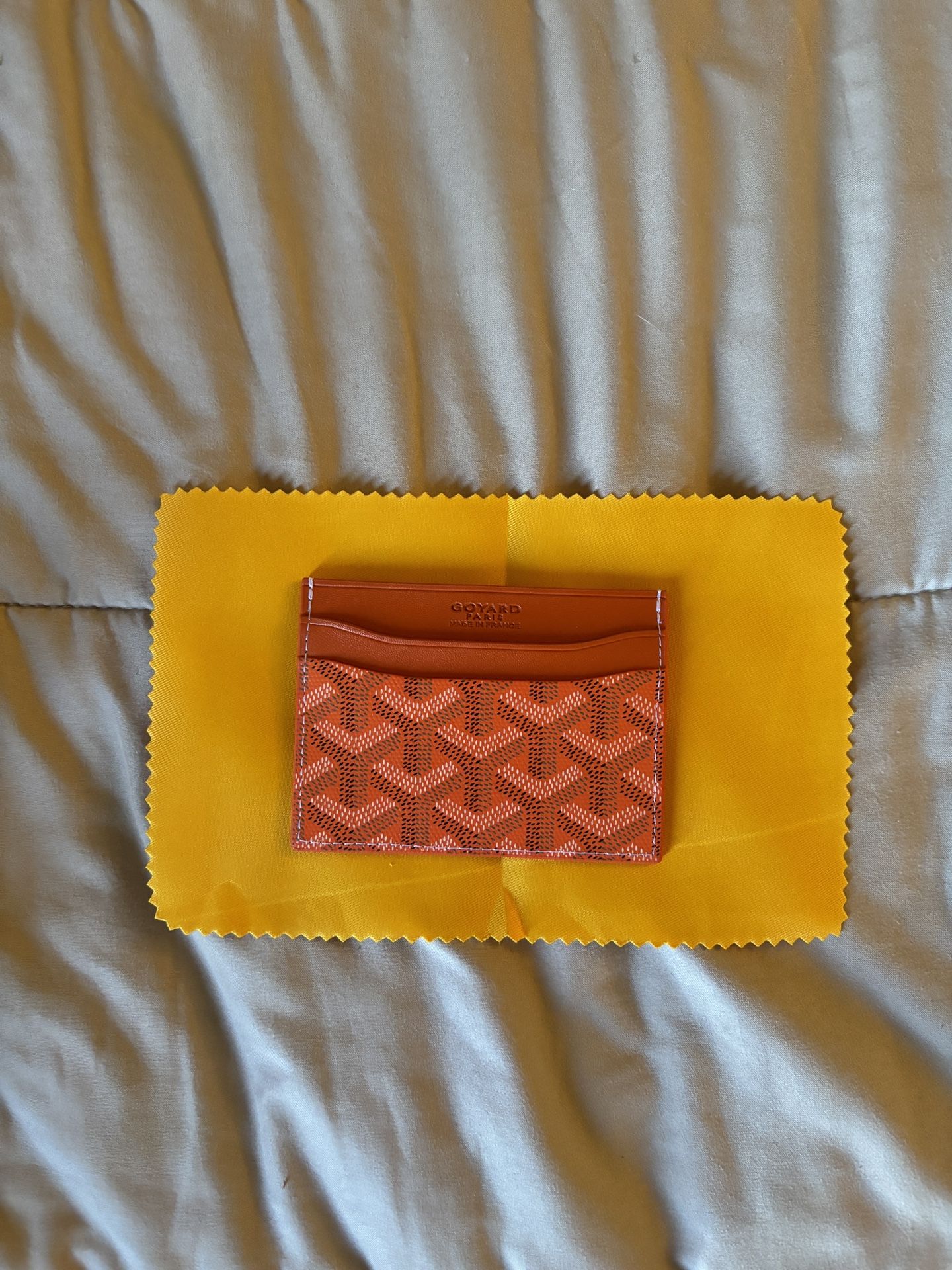 Saint-Sulpice/Goyard Wallet Card Holder Orange