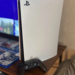 PS5 Disc With White Controller