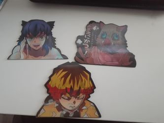Demon slayer 3d Stickers 