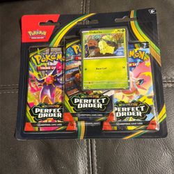 Pokémon Perfect Order 3pack Blister
