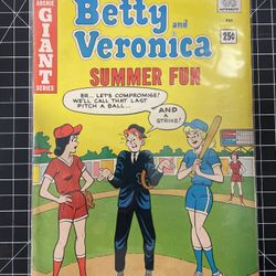 Archie Giant Series Betty and Veronica Summer Fun #28 1964 Archie FN