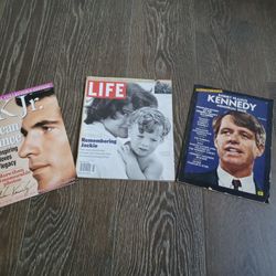 Lot 3 Kennedy Memorial Magazines