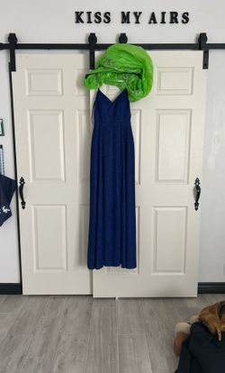 Sparkly Blue Windsor Dress