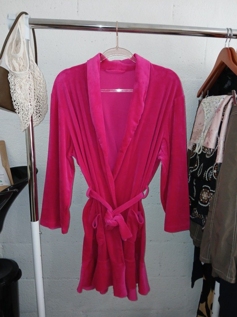 Hot Pink Juicy Couture Velvet Robe