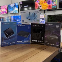 VSEEBOX V6 MAX V6 PLUS ELITE MINI ELITE ULTRA SUPERBOX S7 MAX S7 ULTRA - BRAND NEW, SEALED - AUTHORIZED SELLER 