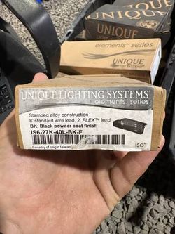 Unique Lighting Systems Elements Series "Iso" LED Ledge Light- Black - $45