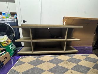 Macy's Home "Perspectives" 54" Solid Wood TV Stand / Power Media Console