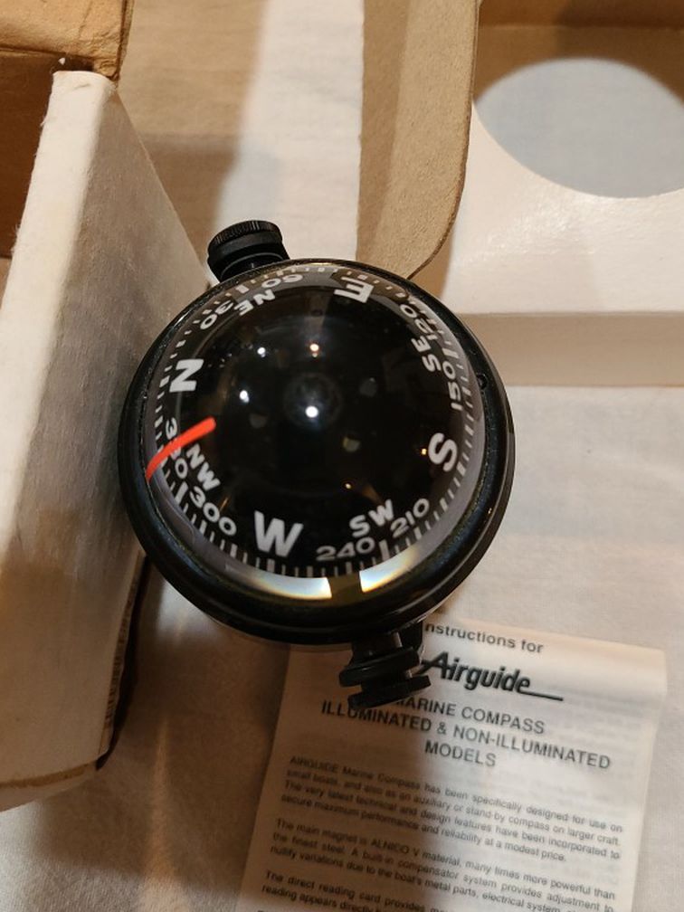 Vintage Airguide Marine Compass