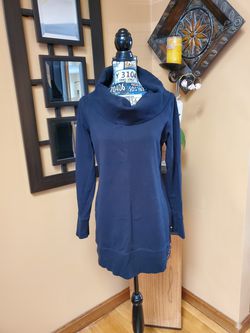 STYLE & CO BLACK COWLNECK TUNIC