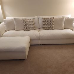 Modular Couch And Ottoman For Sale 