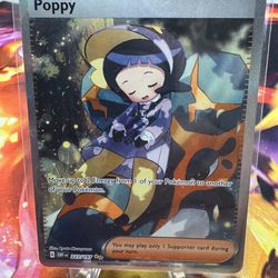 Poppy Special Illustration Rare 227/197 Obsidian Flames Full Art Pokemon