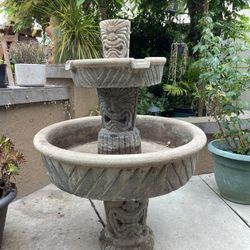 Beautiful concrete Water Fountain