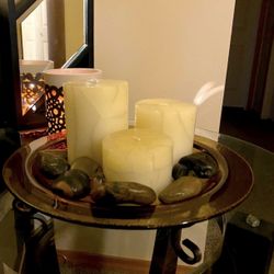 NIB Decorative Saratoga Candle Deco