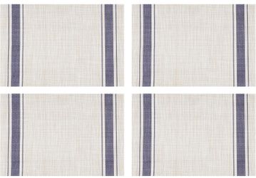 Placemats Set of 4 Woven Place Mats for Kitchen Table Indoor/Outdoor Washable Placemat Wipeable Dining Table Mats