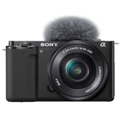Sony Alpha ZV-E10 Mirrorless Vlog Camera Kit - Black
