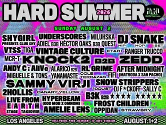 (2) Hard Summer Sunday tickets