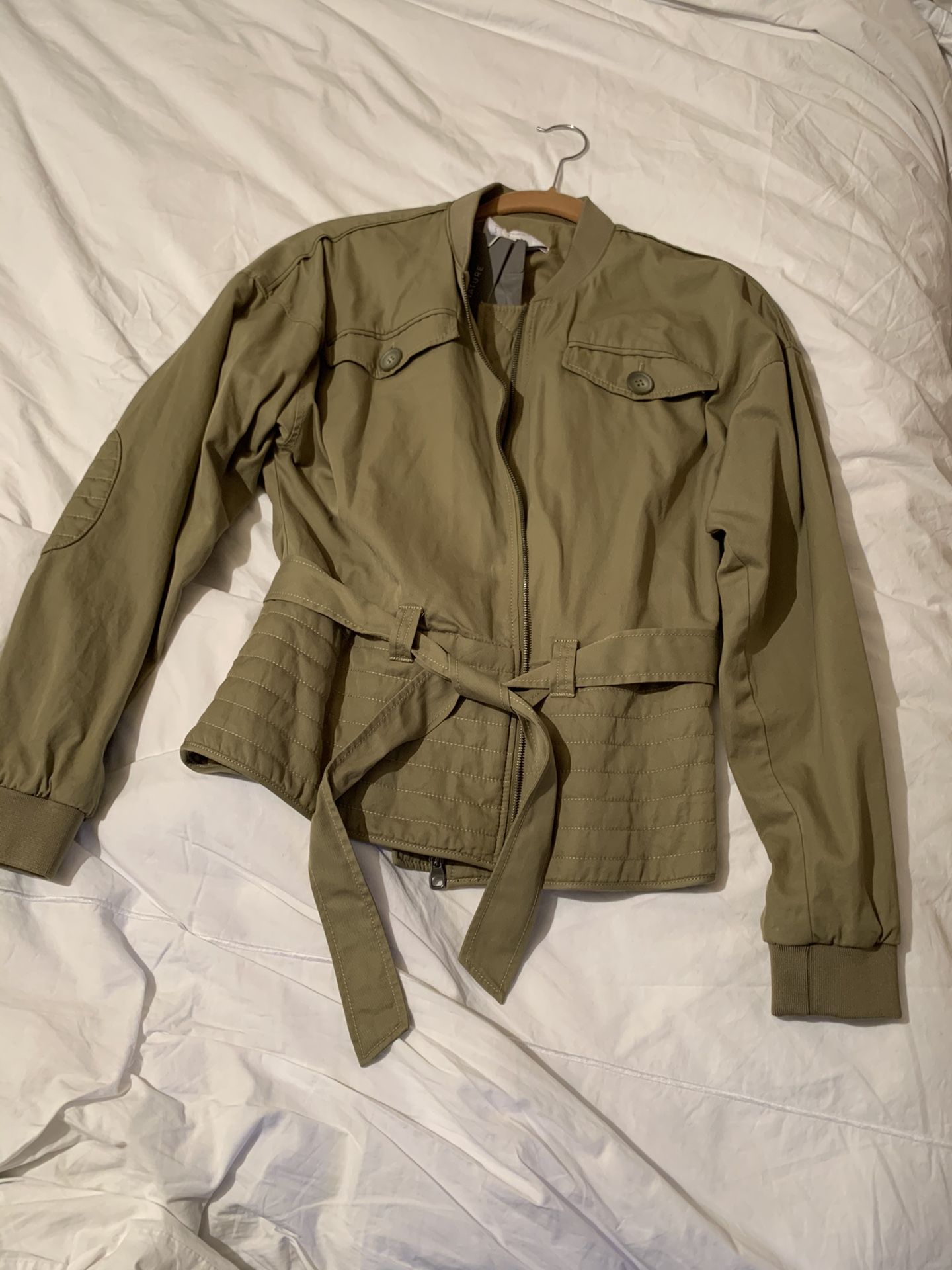 Nordstrom Signature Crop Bomber Jacket