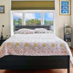 Queen Bed With Mattress 