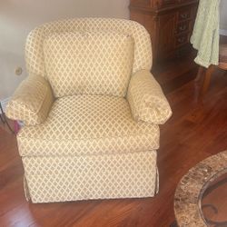 Gold Upholstered Chair