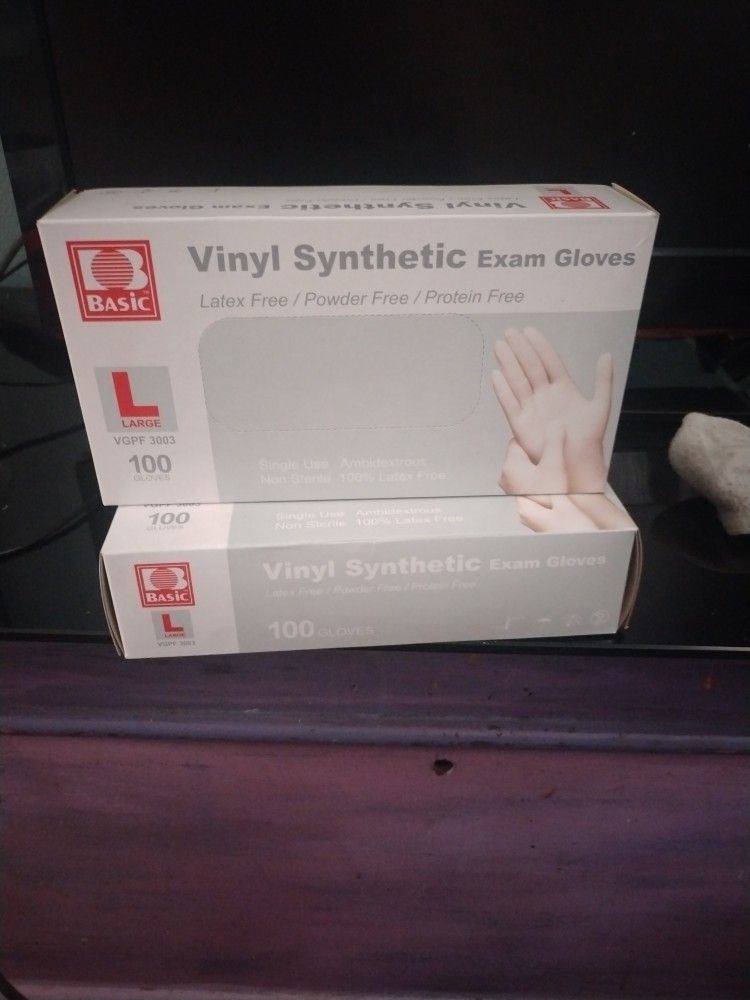 Vinylsythetic Gloves Large