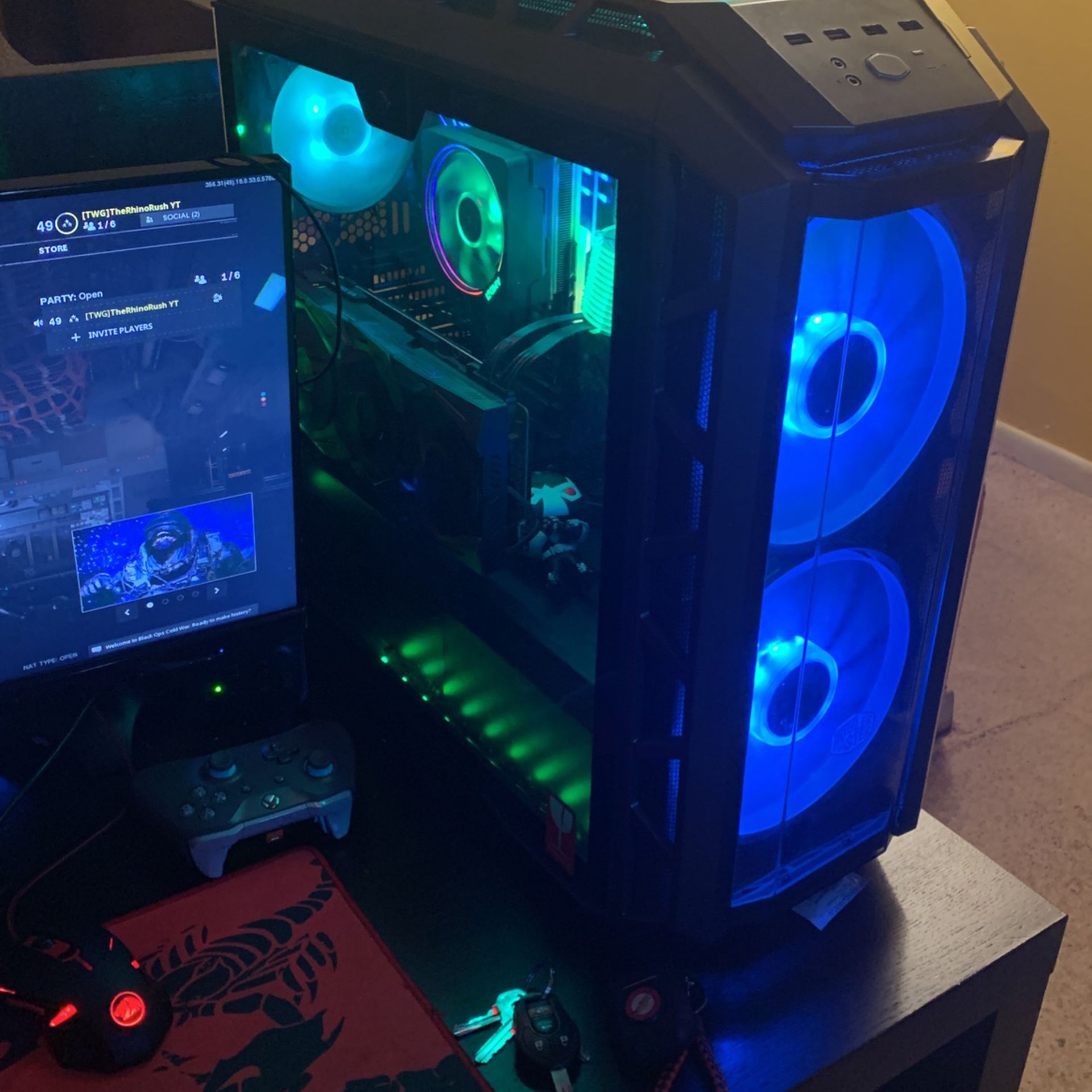 1080 Ti 11Gb PC With Keyboard And Mouse