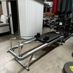 New Foldable Pilates Reformer Machine for Home and Gym 300 lbs Cap