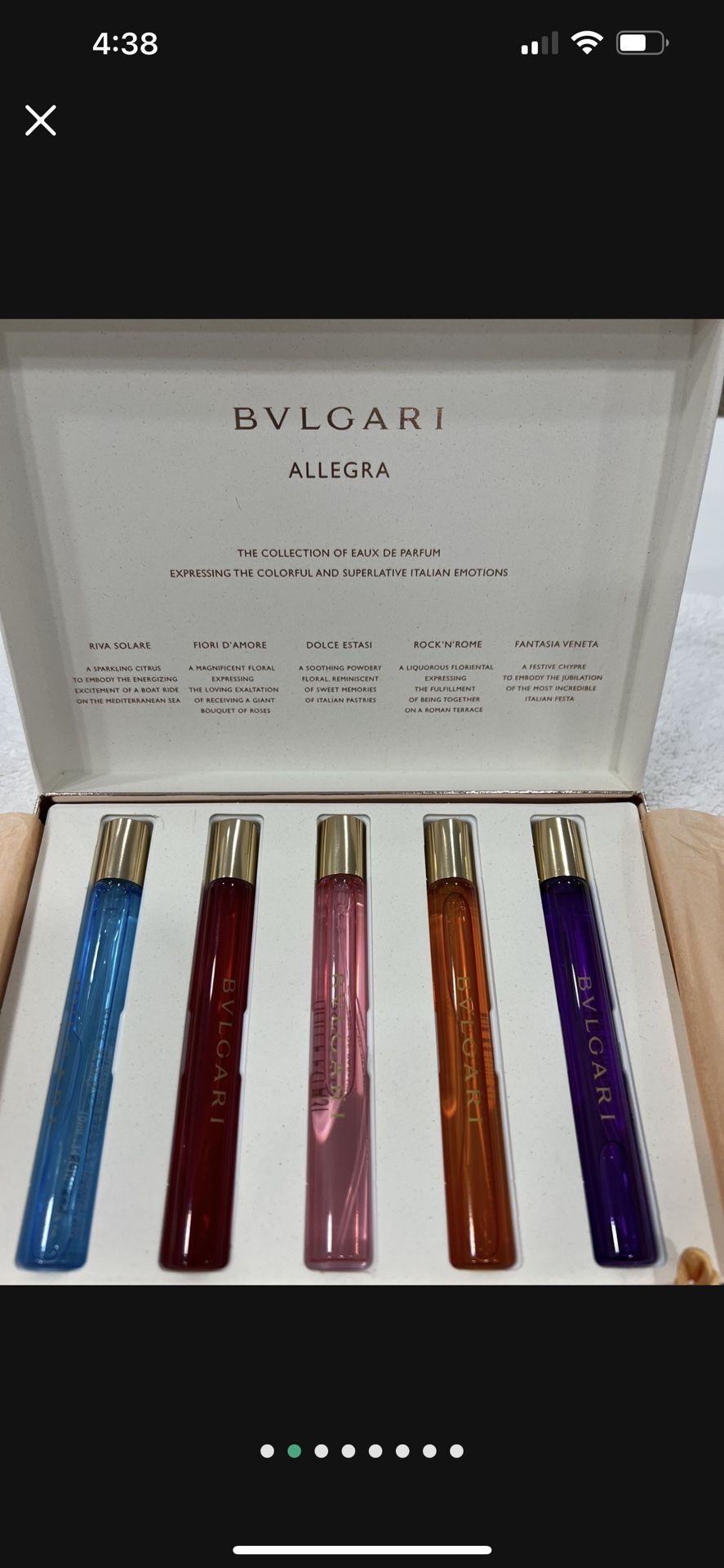 Bvlgari 未使用 BVLGARI ALLEGRA ディスカバリーセット 10ml x 5本