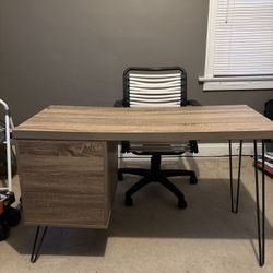 Desk And Office Chair 