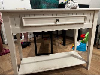 white table