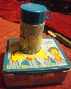 The Simpsons Pin Pals Lunch pail with mug