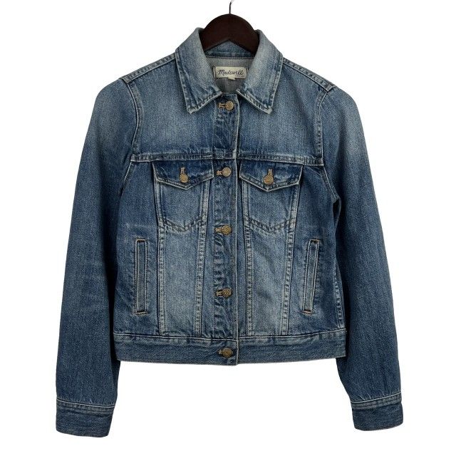 Madewell Crop Jean Trucker Jacket SZ SMALL