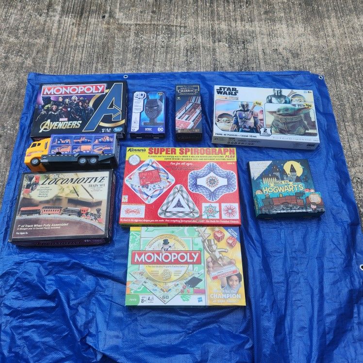 Games Assorted Sold Separately