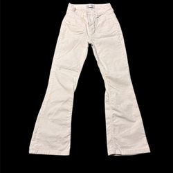Gap white bootcut flare corduroy pants. Size 25