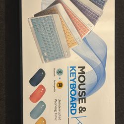 Wireless Bluetooth Mouse And Keyboard 