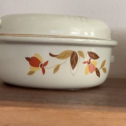Vintage Hall Pottery "Autumn Leaf