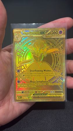 Mega Gardnevoir Gold Hyper Rare