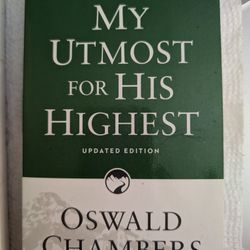 NEW My Utmost For His Highest By Oswald Chambers On Discovery House. Over 13 Mil sold. Religion, God, Christian. Daily Devotional W/Nice Scripture Ind