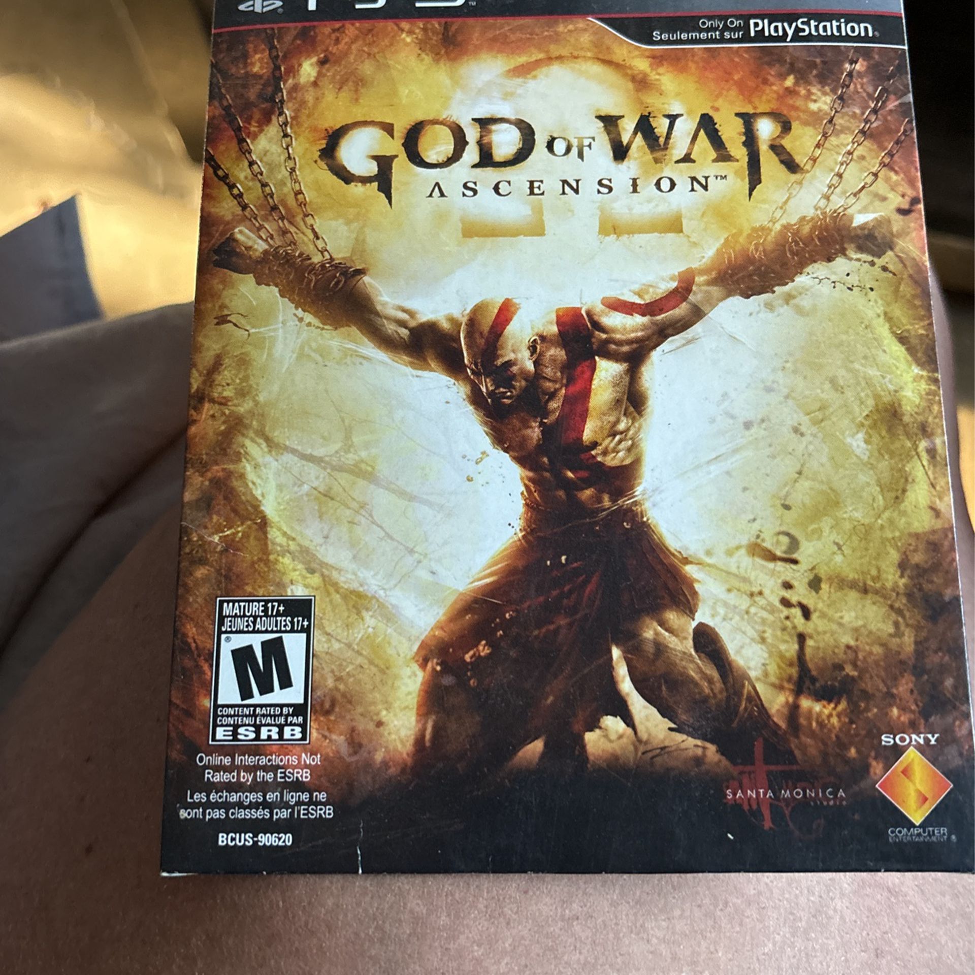 PS3 GOD OF WAR ASCENSION 