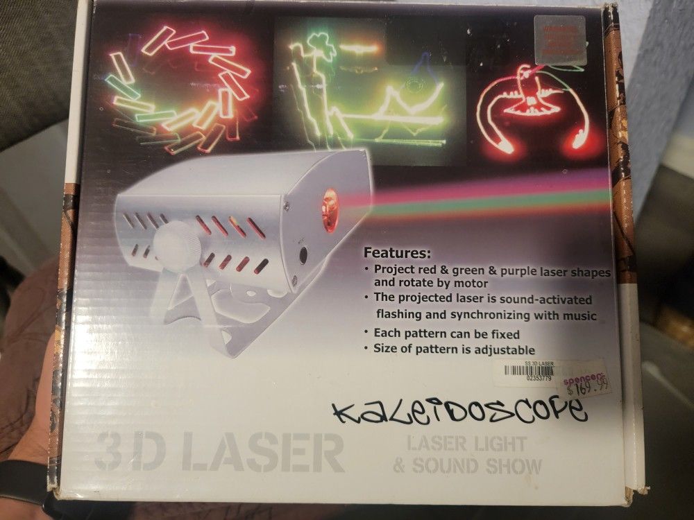 3D Laser Kaleidoscope