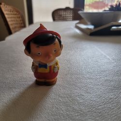 Vintage Vinyl 1980 Pinocchio Toy 