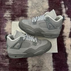 Size 5y / 6.5W - Jordan 4 Retro Wet Cement