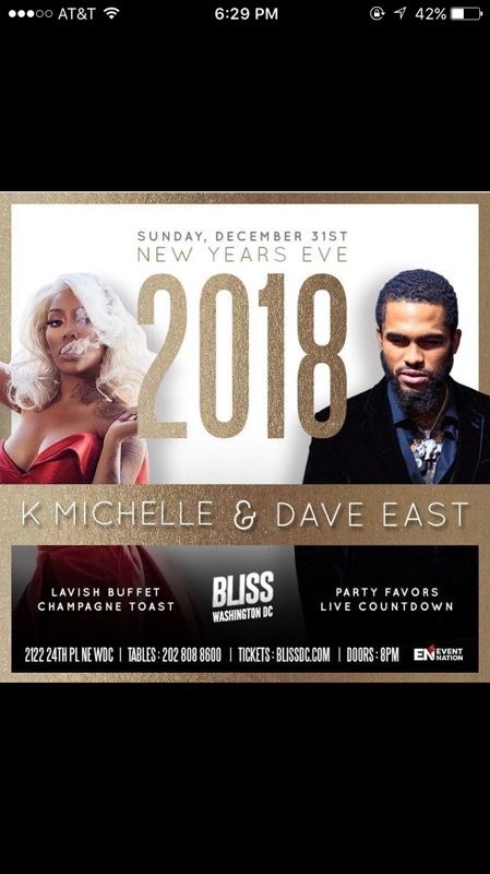 Dave East & K.Michelle Live New Years Eve Celebration